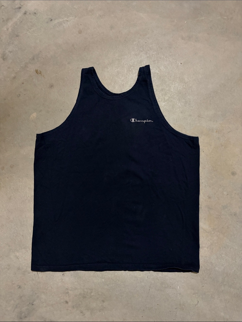 Vintage Champion Navy Blue Tank Top